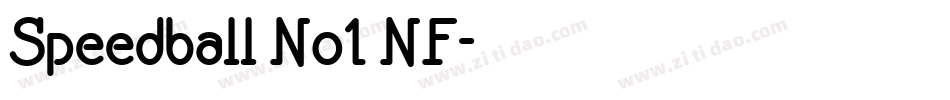 Speedball No1 NF字体转换